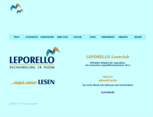 Tablet Screenshot of leporello-buch.com